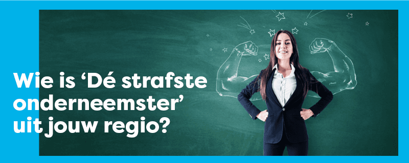 Wordt één van onze leden 'Dé strafste onderneemster van West-Vlaanderen'?