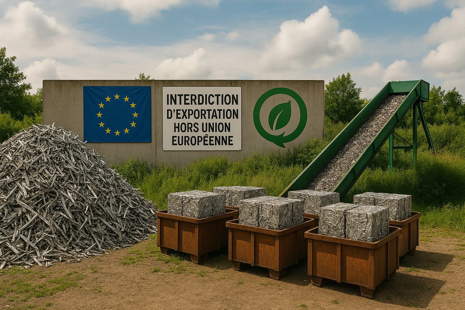 Export van gerecycleerd staal en aluminium buiten de EU