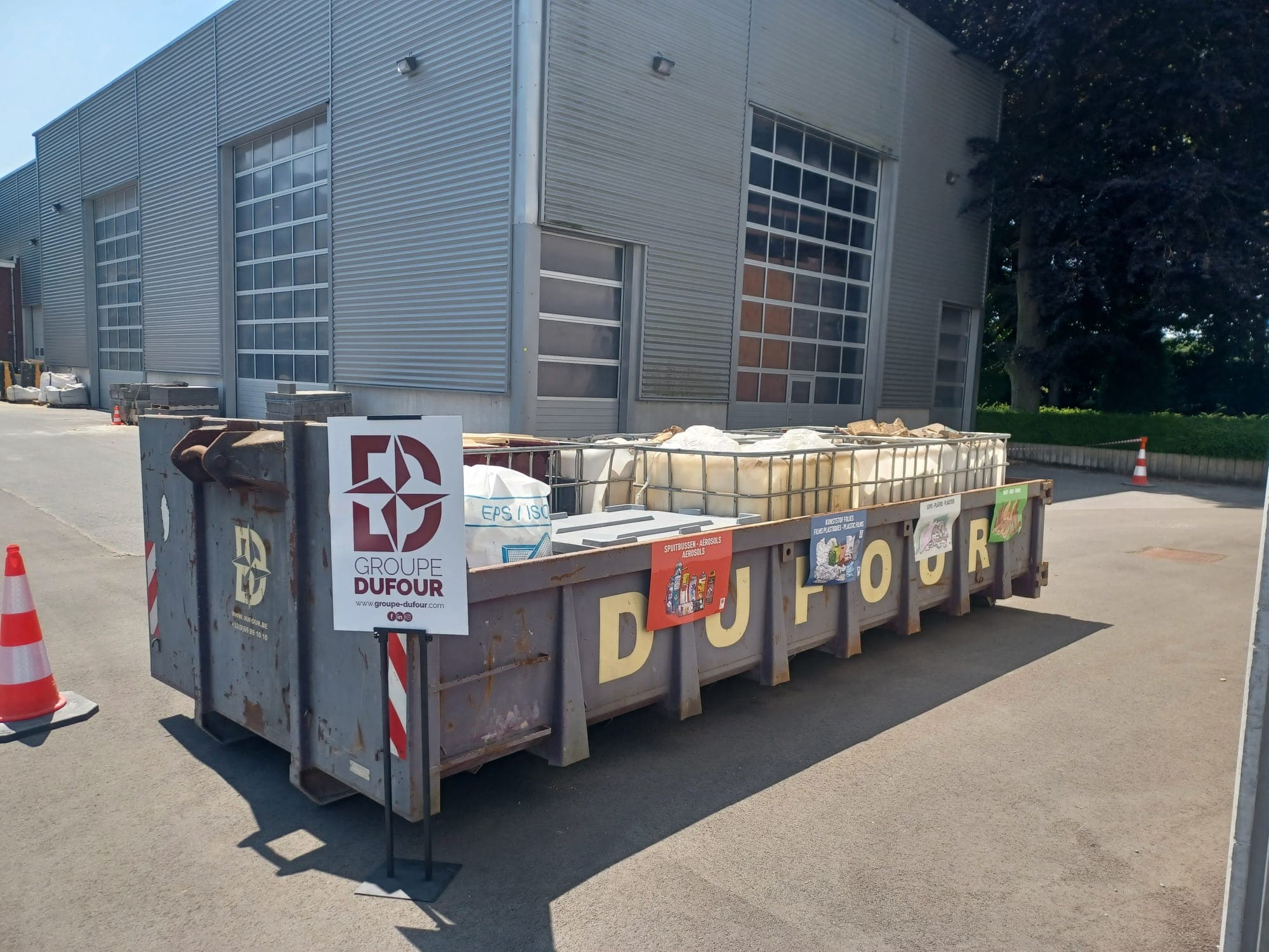 Cas : Cogetrina Logistics expérimente des solutions de tri innovantes sur les chantiers de construction et démolition via le projet (CD)²
