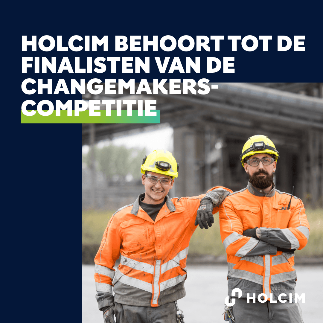 Soutenez Holcim Belgique aux Changemaker Awards