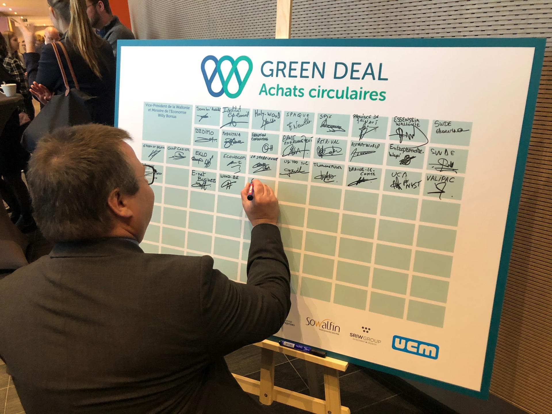 Go4circle ondertekent de Waalse Green Deal Circulaire Aankopen