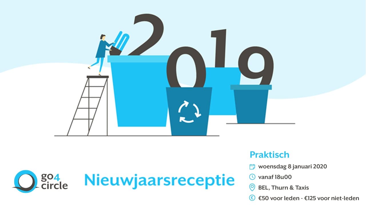 8/1/2020: Nieuwjaarsreceptie go4circle stelt afvalkunst tentoon