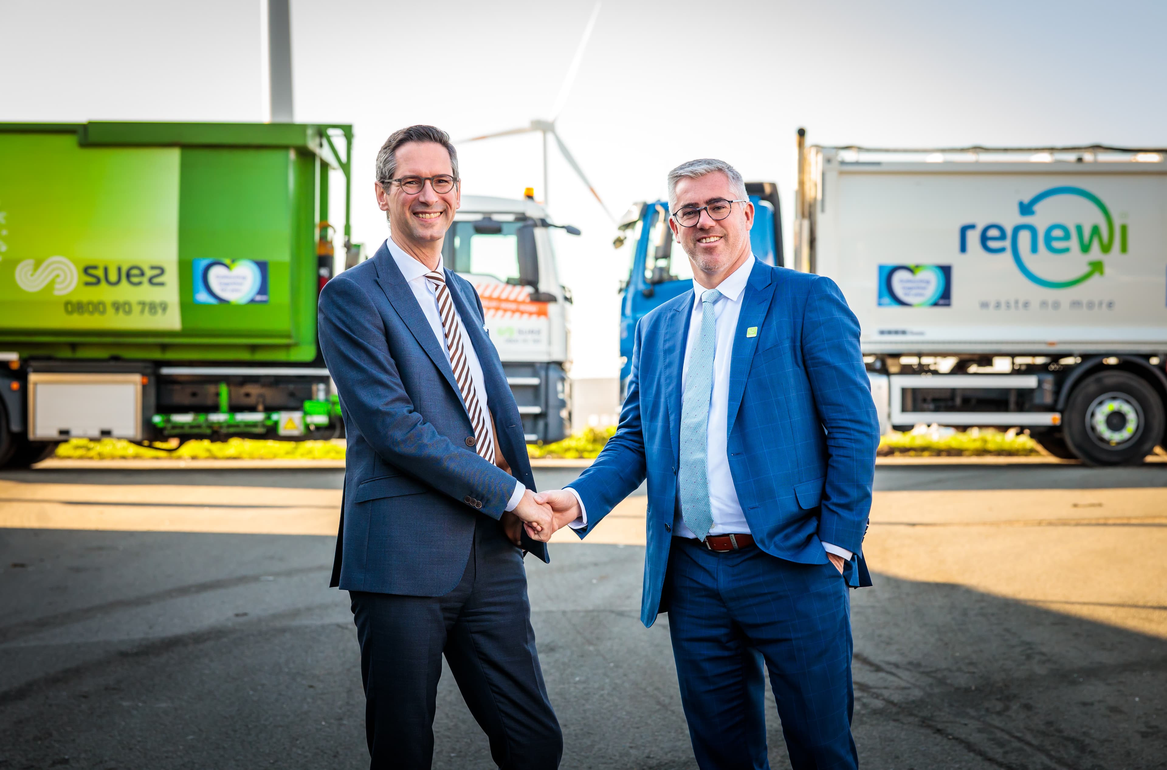 Renewi en SUEZ gaan historische samenwerking aan in Oost-Vlaanderen