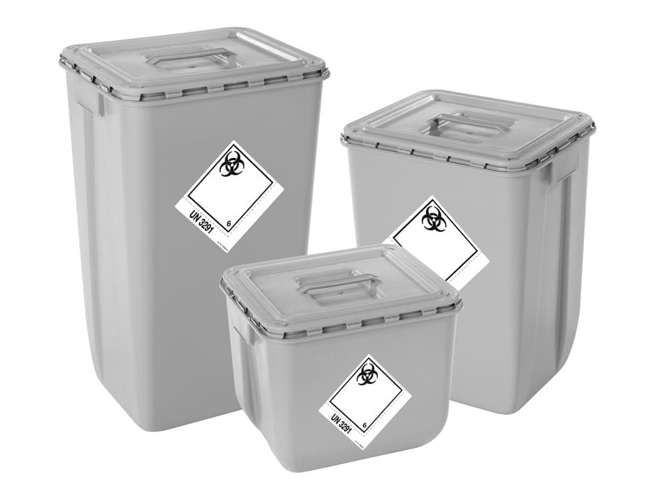 SUEZ zorgt voor primeur met vaten van gerecycleerd plastic voor risicohoudend medisch afval