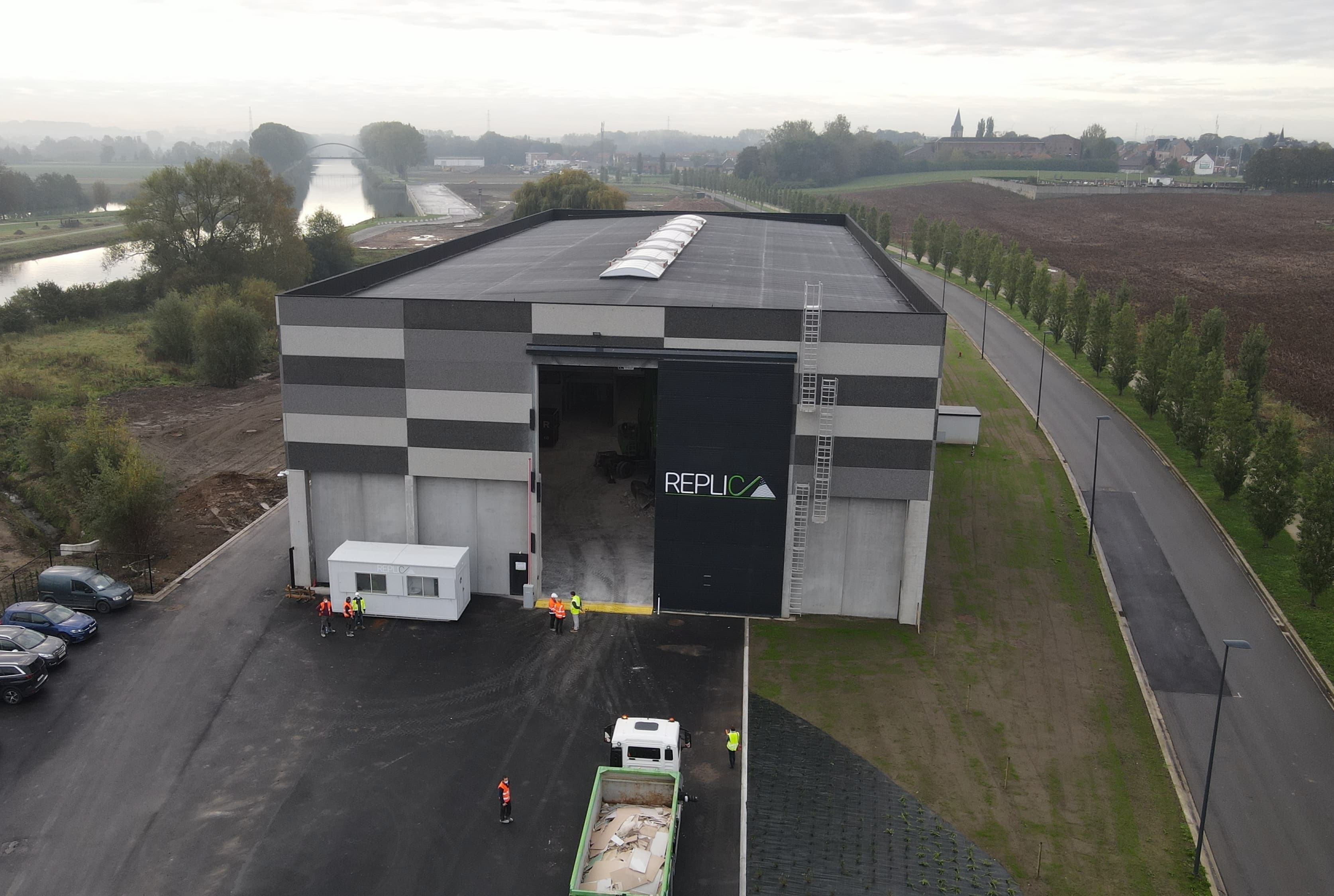 SUEZ, Cogetrina/Dufour en Ipalle zetten samen schouders onder gipsrecyclagecentrum Replic