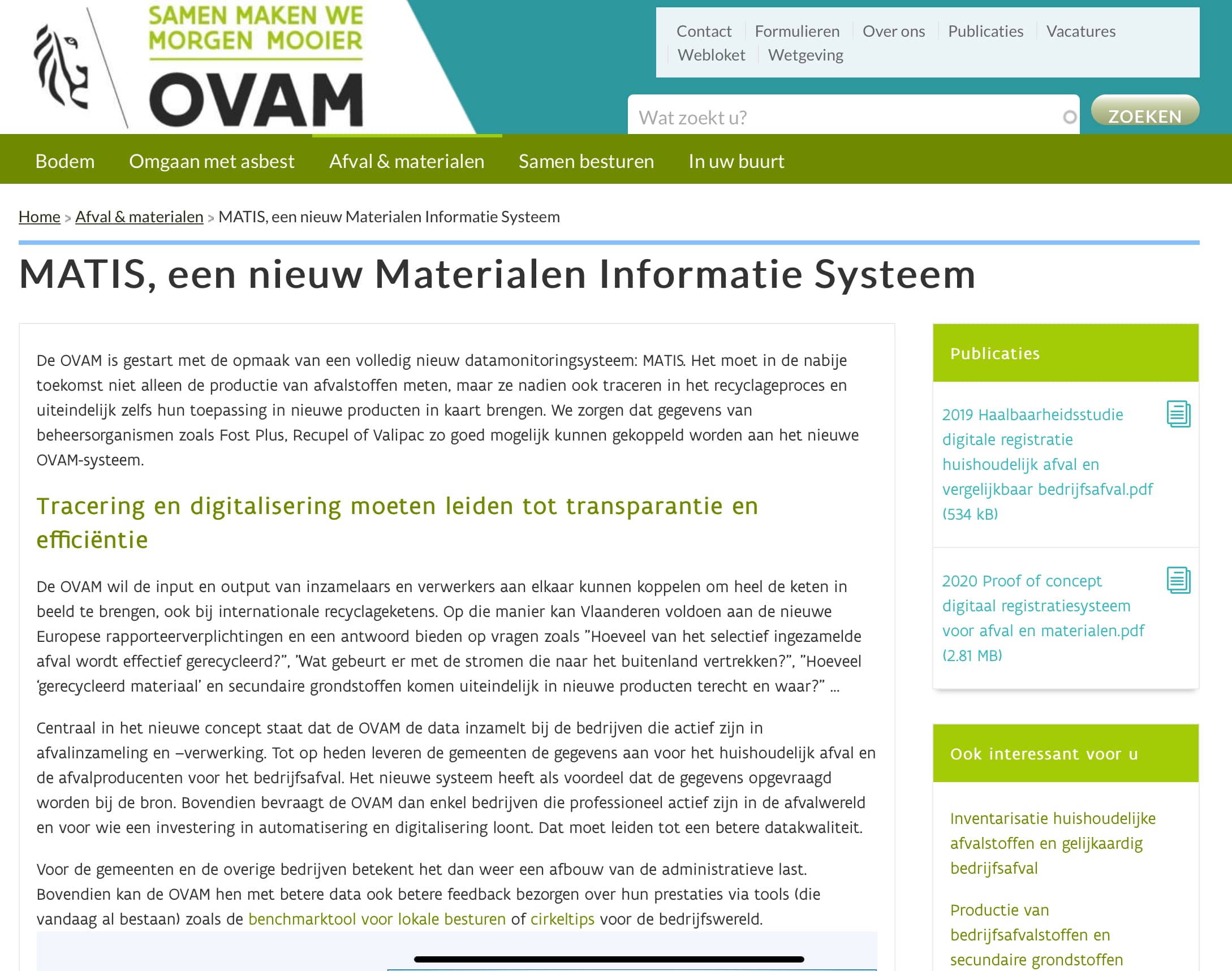 #REACT: Proefproject gegevens papierrecuperatie 