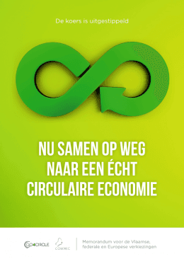Go4circle en COBEREC lanceren memorandum voor gewestelijke, federale en Europese verkiezingen