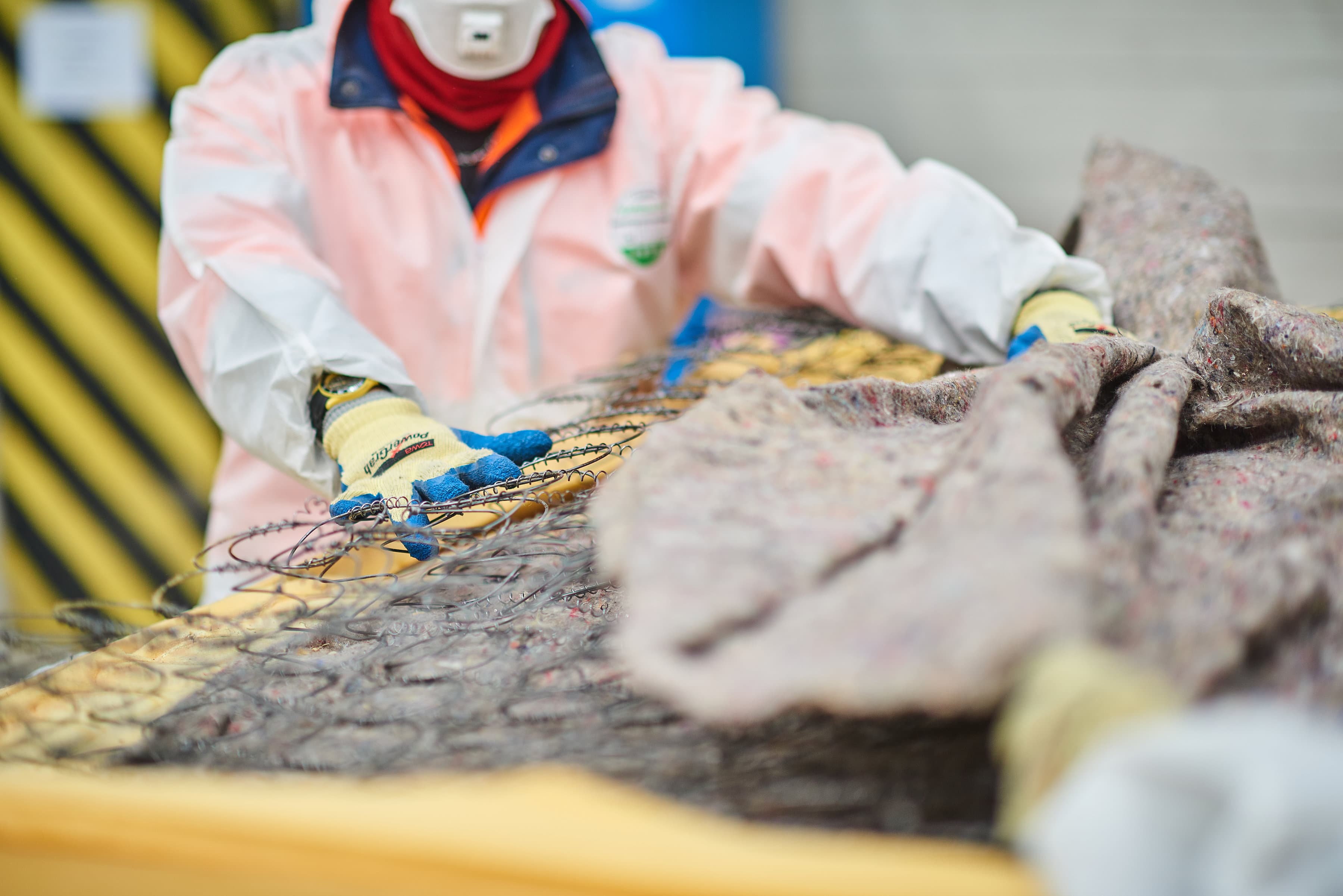 Case: SUEZ investeert al sinds 2015 in de recyclage van gebruikte matrassen