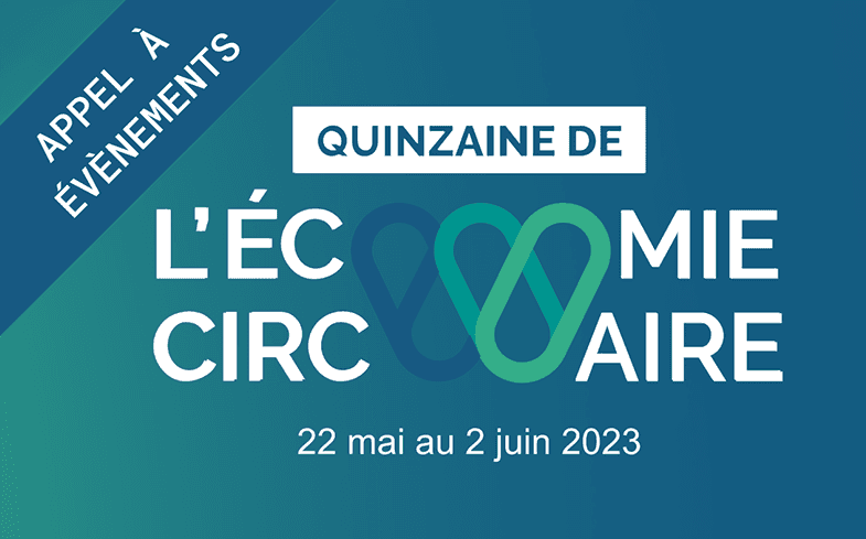 Wallonië: oproep voor evenementen voor de Quinzaine de l'économie circulaire - editie 2023