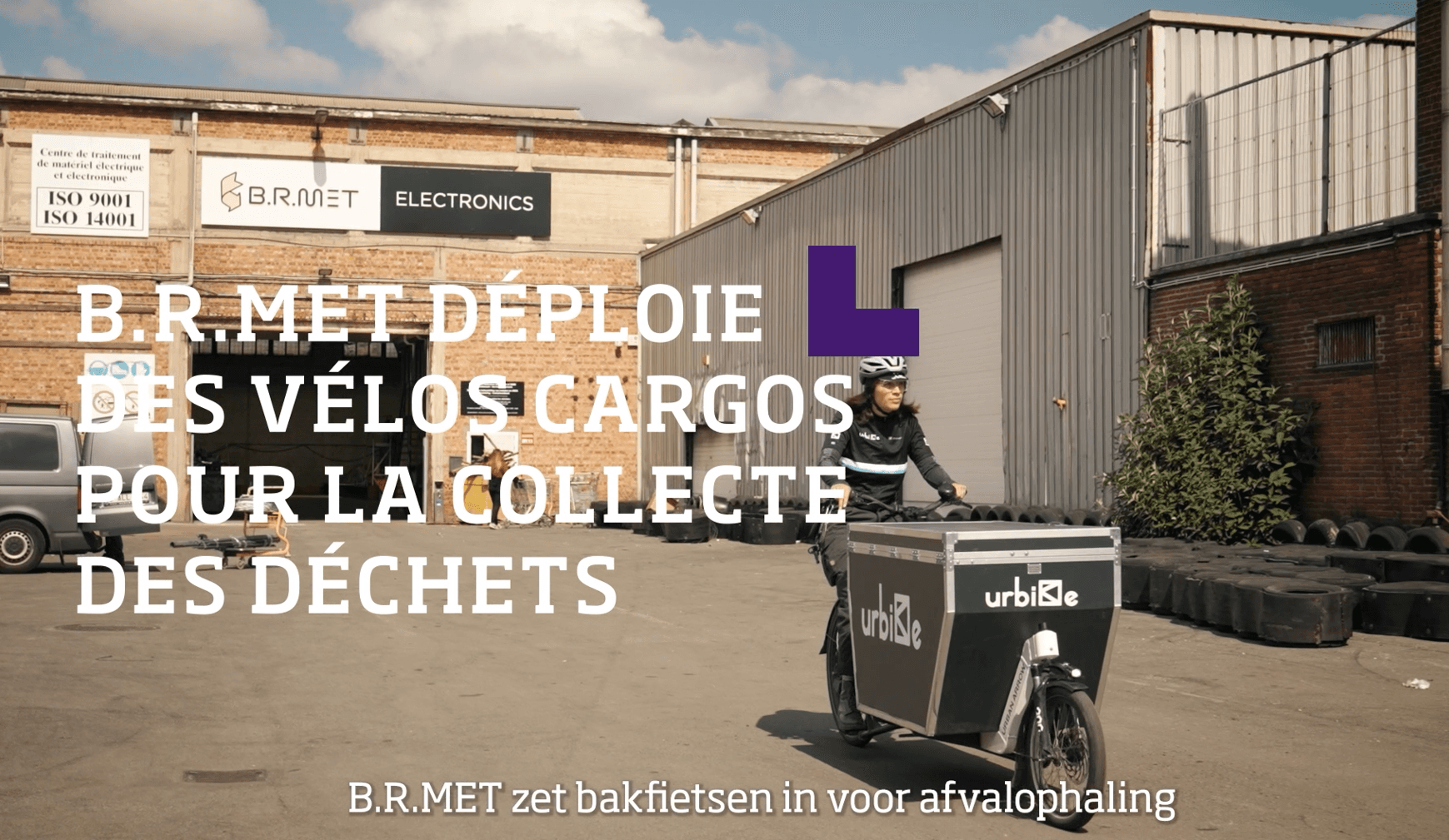 B.R.MET déploie des vélos cargos pour la collecte des déchets