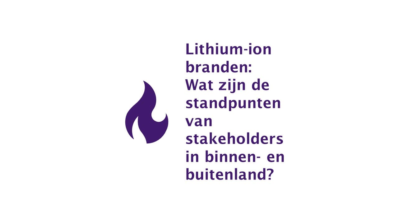 Incendies au lithium-ion : quel est le point de vue de nos stakeholders ?