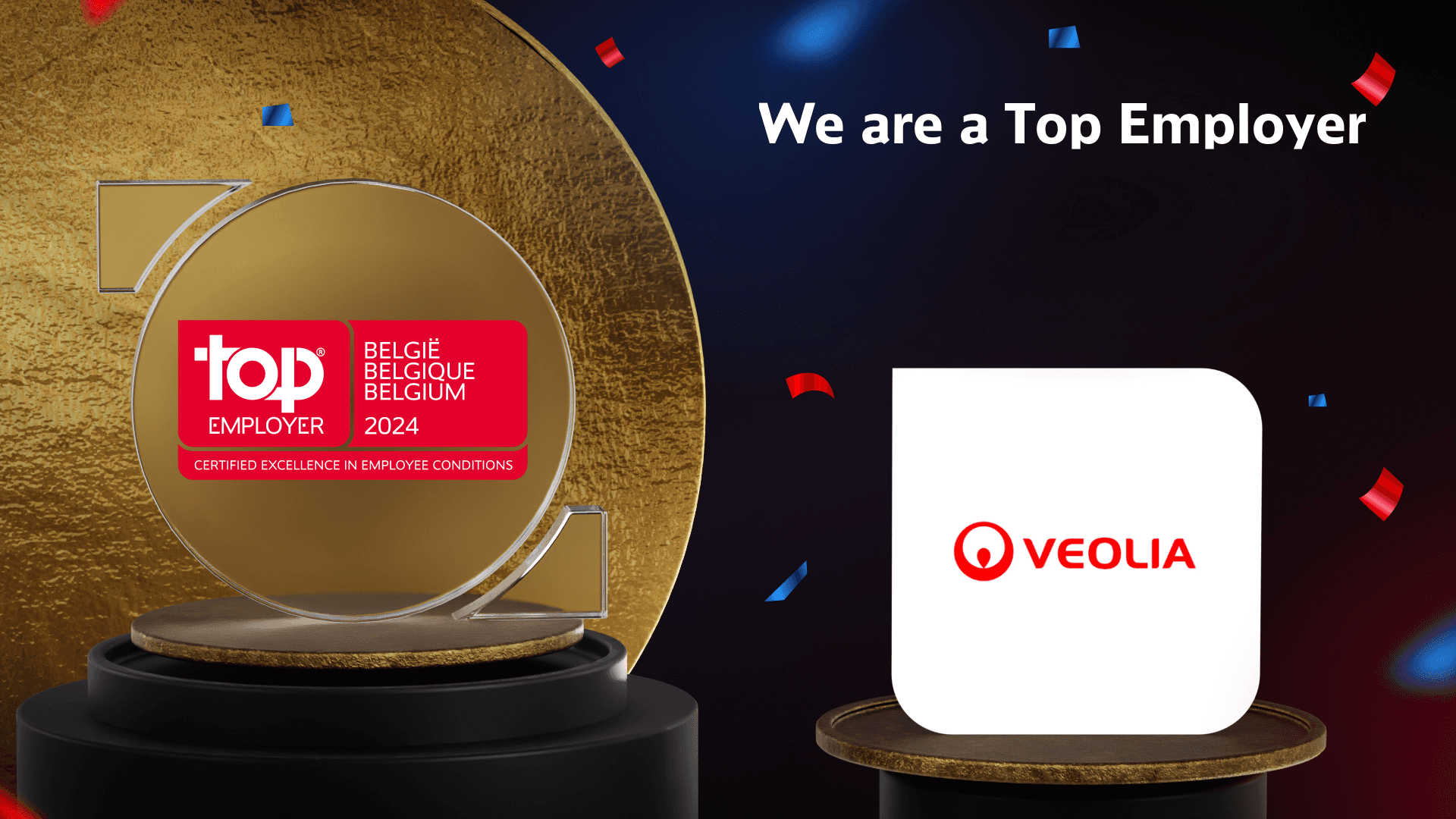 Veolia erkend als Top Employer 2024 in België
