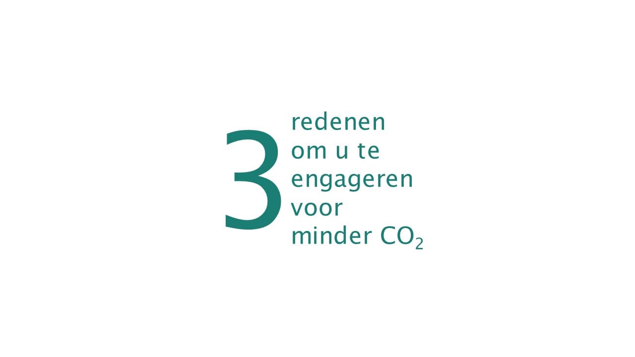 Trois bonnes raisons pour vous engager vers moins d'émissions CO₂