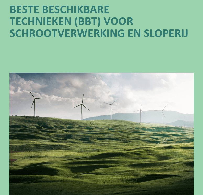 BBT-studie schrootverwerking & sloperij: tweede draft beschikbaar