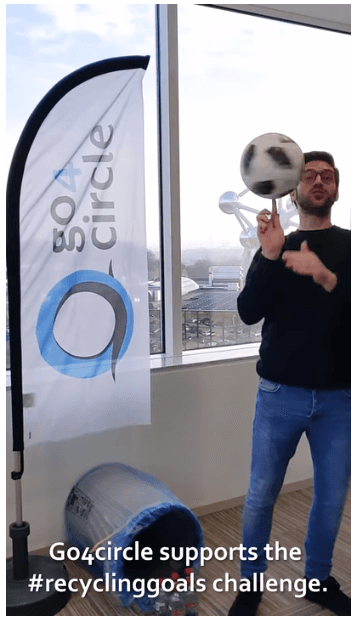 Go4circle steunt de Recycling Goals Challenge