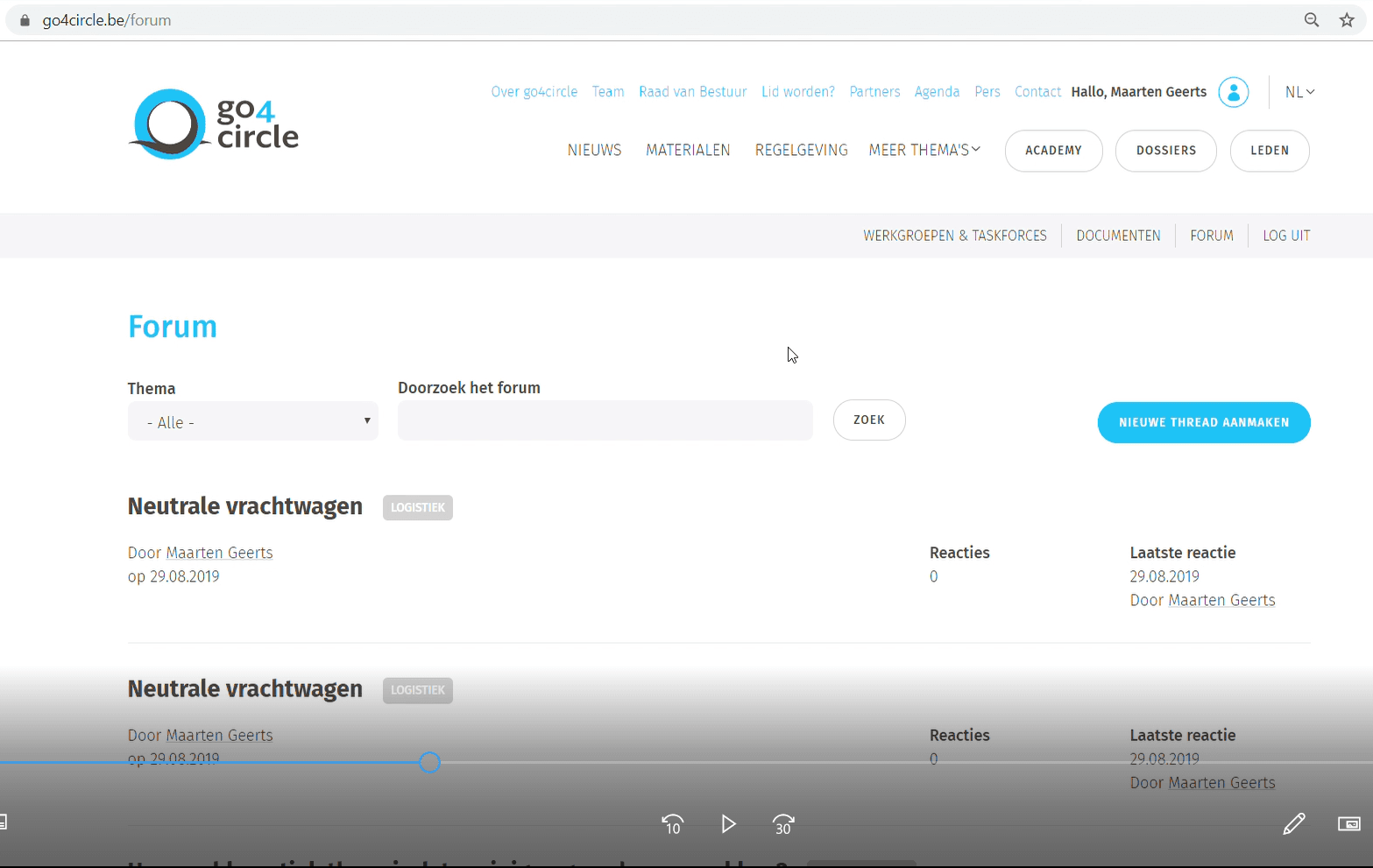 Tutorial: hoe het forum op de Denuo-website gebruiken?
