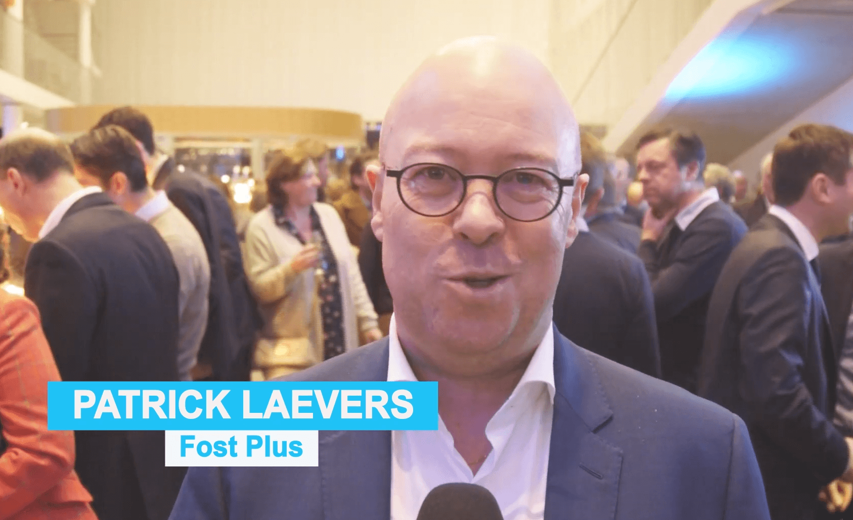 Stakeholders voor de camera tijdens nieuwjaarsreceptie