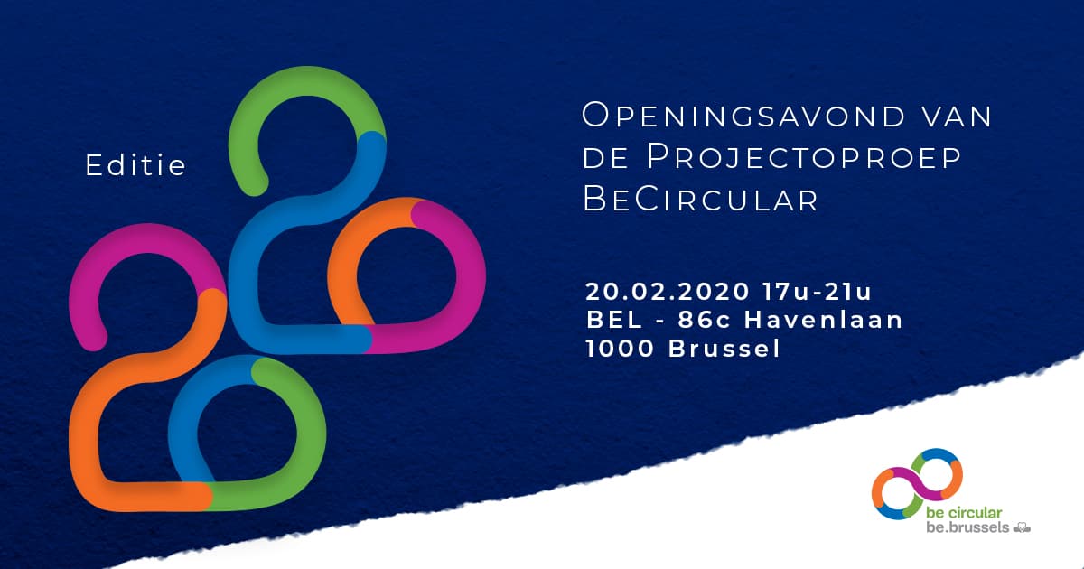 Brussels Hoofdstedelijk Gewest lanceert projectoproep Circulaire Economie 2020