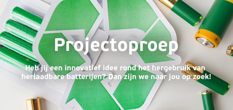 #REACT: Projectoproep hergebruik & second life herlaadbare batterijen