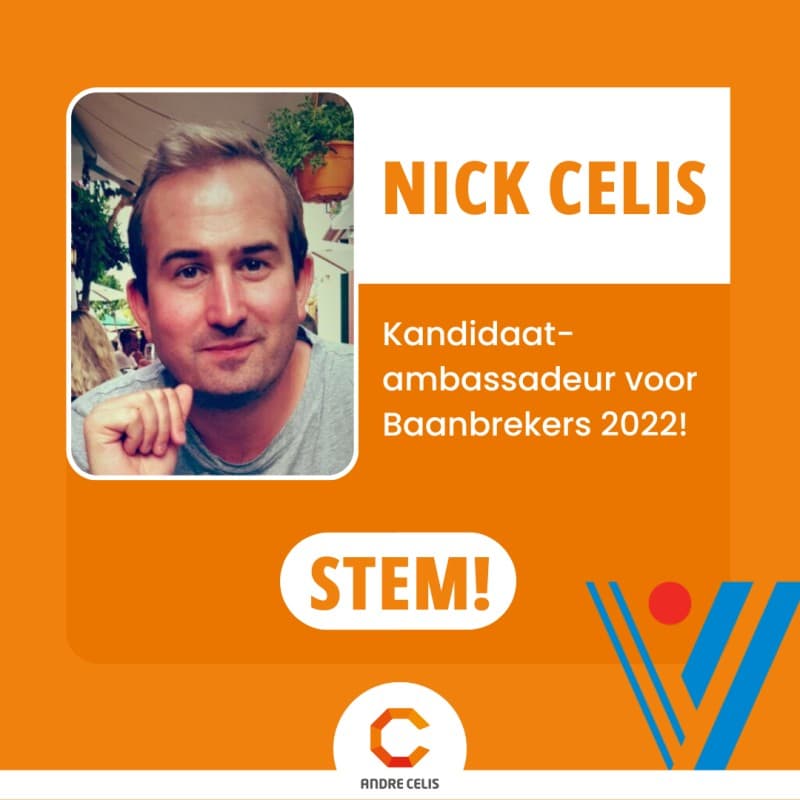 Votez pour notre membre Nick Celis comme ambassadeur multimodal 2022